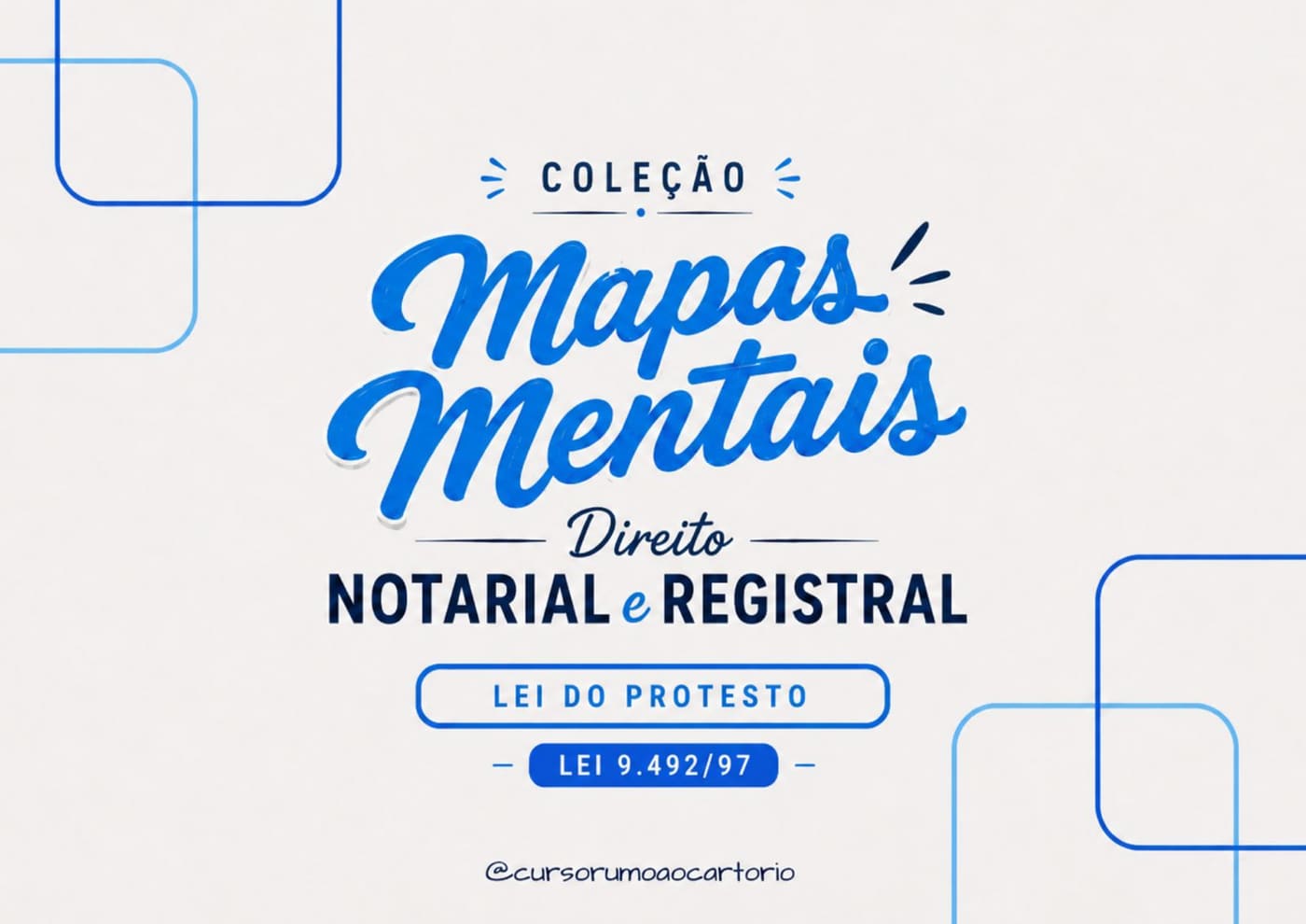 Mapa Mental Lei 9.492/97 — Lei do Protesto